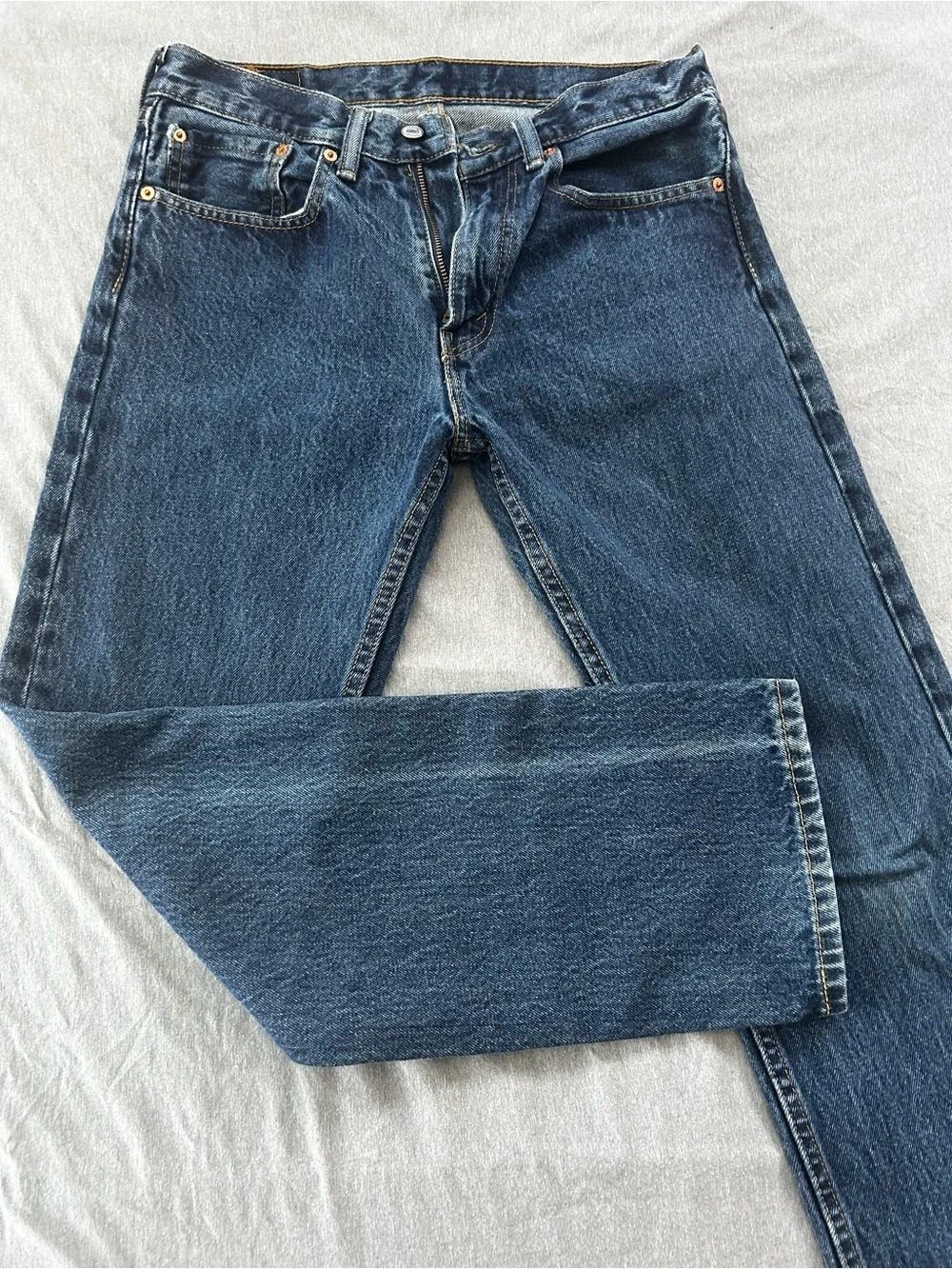 505 Regular Levi's Dark Blue Mens Jeans